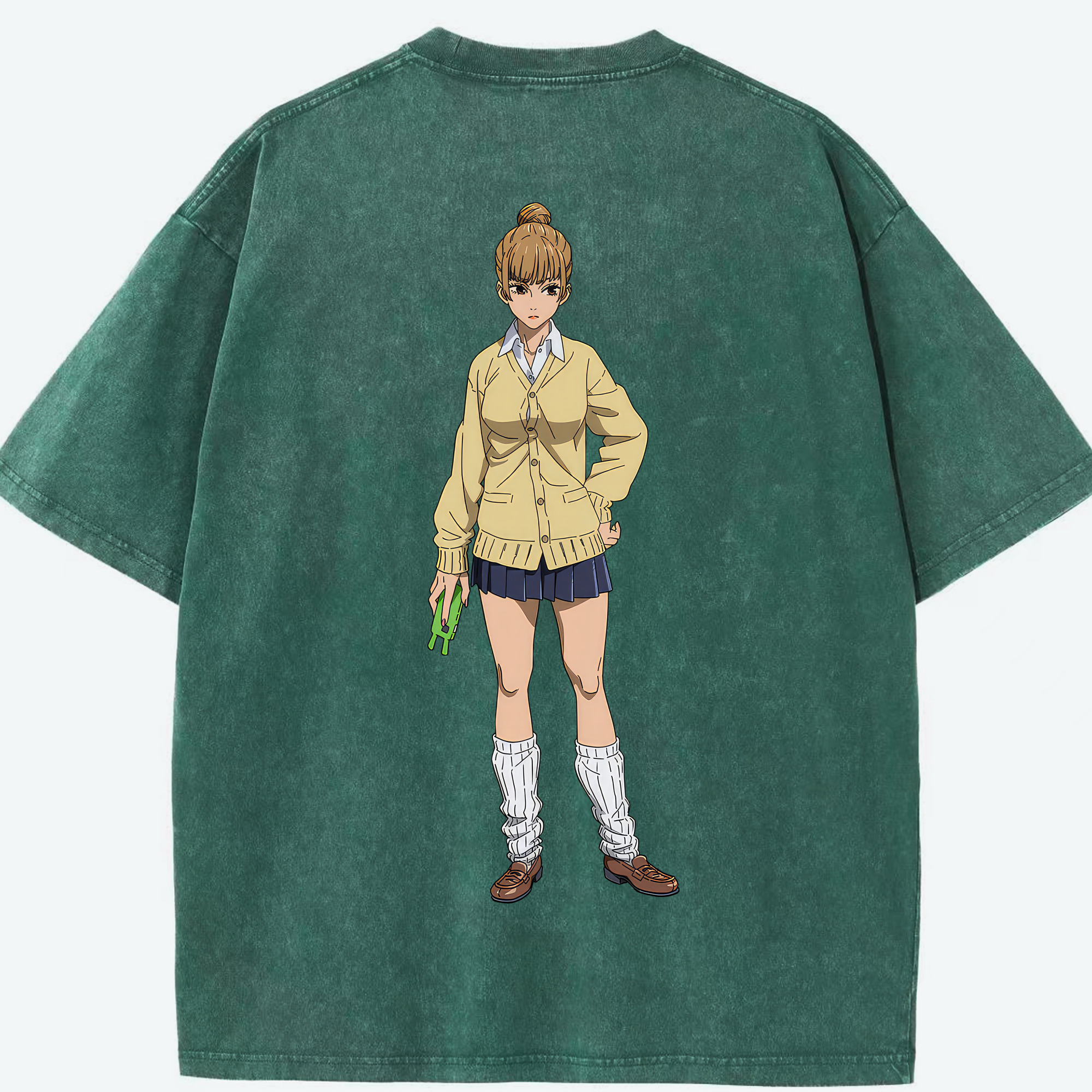（画像用） 呪術廻戦 Jujutsu Kaisen 綿100% ヴィンテージ風 半袖Tシャツ（背面プリント）